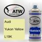 Preview: Audi, Yukon Yellow, L19K: 400ml Sprühdose, von ATW Autoteile West.